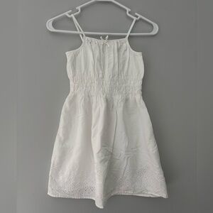 Old Navy White Smocked Sundress EUC